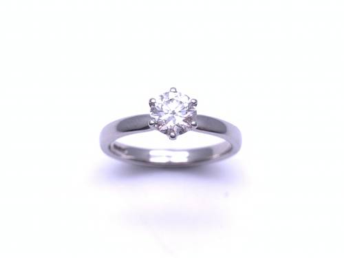 Platinum Diamond Solitaire Ring 0.71ct