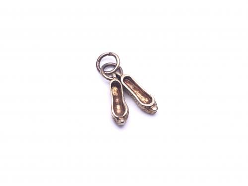 9ct Yellow Gold Slippers Charm