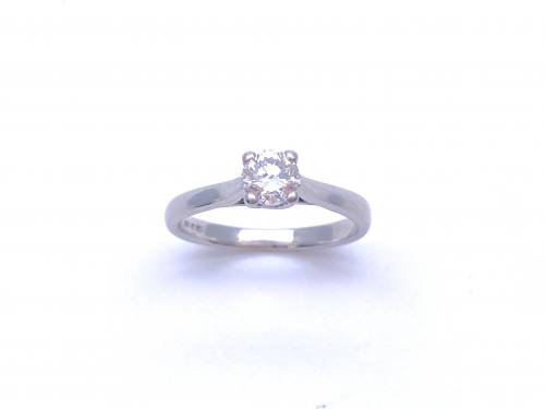 Platinum Diamond Solitaire Ring