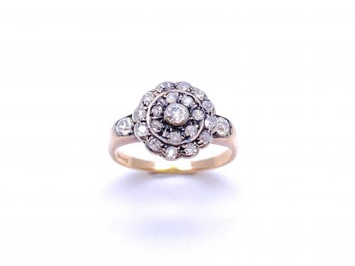 Diamond Cluster Ring