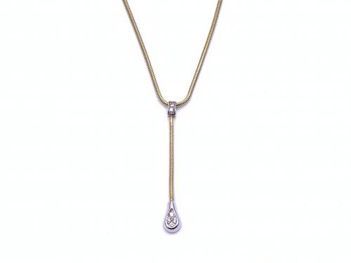 18ct Yellow Gold Diamond Pendant
