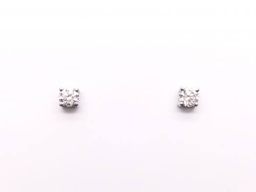 18ct White Gold Diamond Stud Earrings 0.60ct