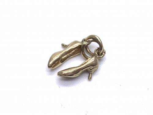 9ct Yellow Gold Stiletto Shoes Charm
