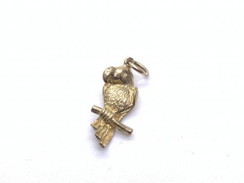 9ct Yellow Gold Parrot Charm