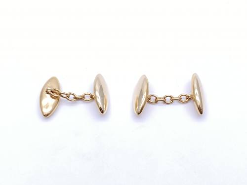 Marquise Shaped Cufflinks