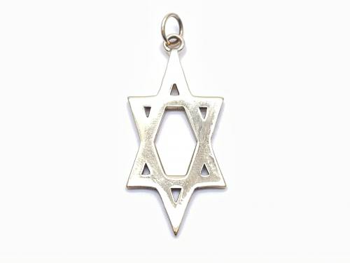 9ct Yellow Gold Star of David Pendant