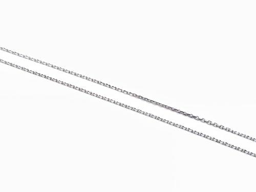 9ct White Gold Trace Chain