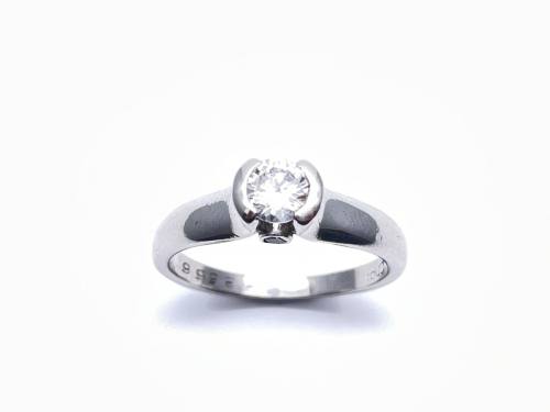 Platinum Diamond Solitaire Ring 0.45ct