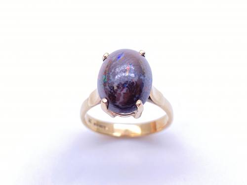 9ct Smoke Treated Opal Ring