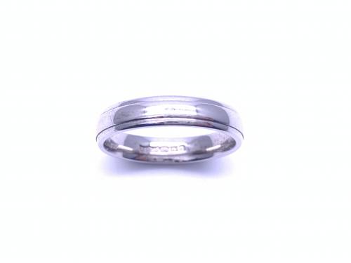 18ct White Gold Channel Wedding Ring