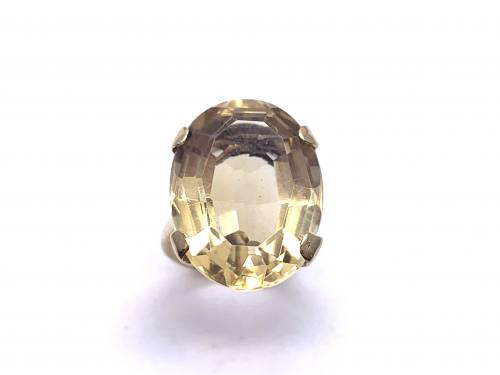 9ct Yellow Gold Lemon Quartz Ring