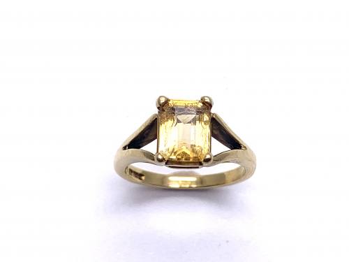 18ct Yellow Gold Citrine Ring