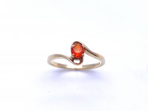 9ct Yellow Gold Hessonite Garnet Ring