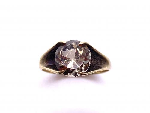 9ct Yellow Gold Smokey Quartz Ring