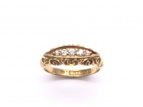 18ct Diamond Ring Birmingham 1911