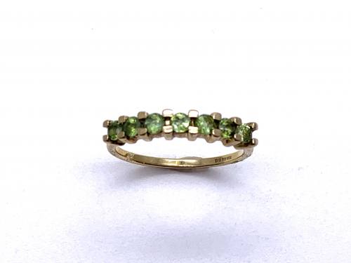 9ct Green Dress Eternity Ring