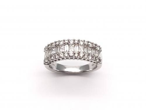 18ct White Gold Diamond Eternity Ring 1.49ct