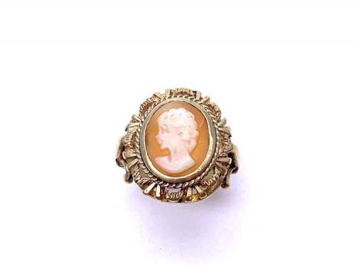 9ct Yellow Gold Cameo Ring