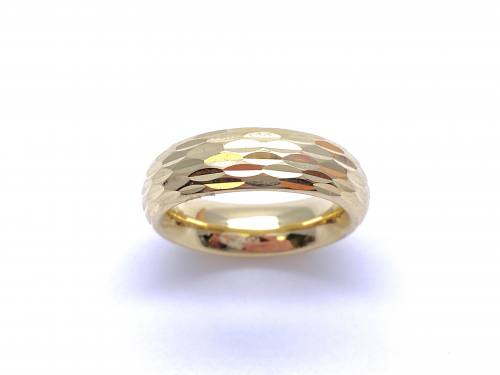 9ct Yellow Gold Semi Solid Fancy Ring