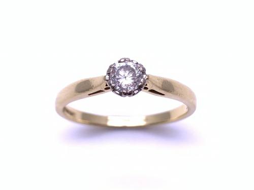 18ct Diamond Solitaire Ring 0.25ct