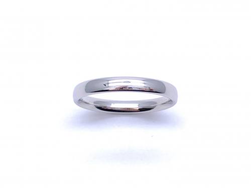 Platinum Plain Wedding Ring 2.5mm