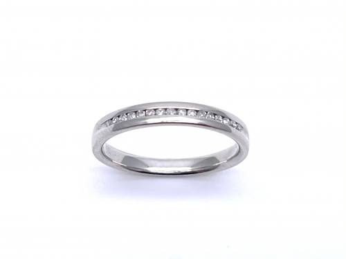 Palladium Diamond Eternity Wedding Ring