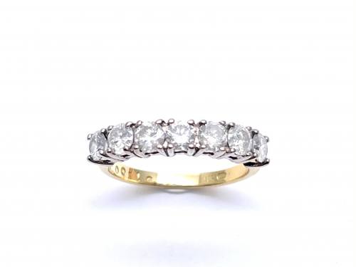 18ct Diamond 7 Stone Ring 1.00ct