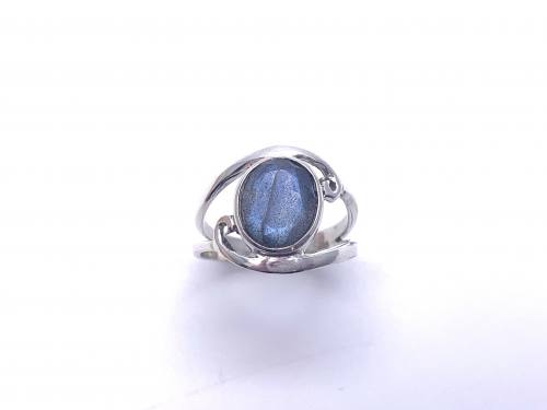 Silver Semi Precious Stone Set Ring