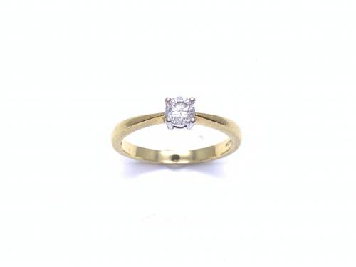 18ct Diamond Solitaire Ring