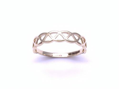 9ct Yellow Gold Celtic Style Band Ring