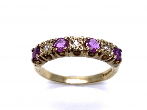 Ruby And Diamond Eternity Ring