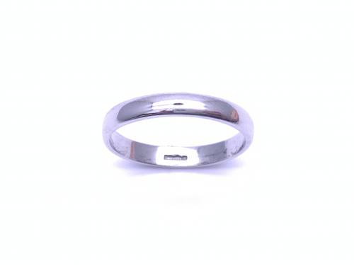 Platinum Plain Wedding Ring 3mm