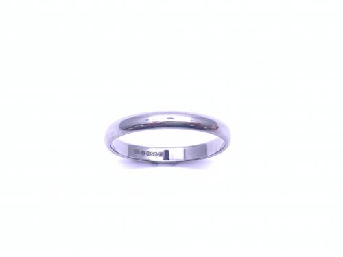 Palladium Plain Wedding Ring 2mm