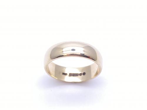 9ct Yellow Gold Wedding Ring 5mm