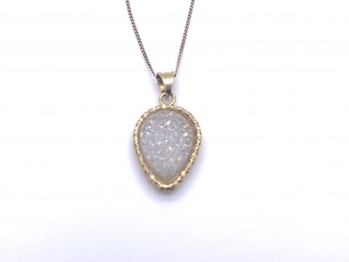 9ct Gilson Opal Pendant & Chain