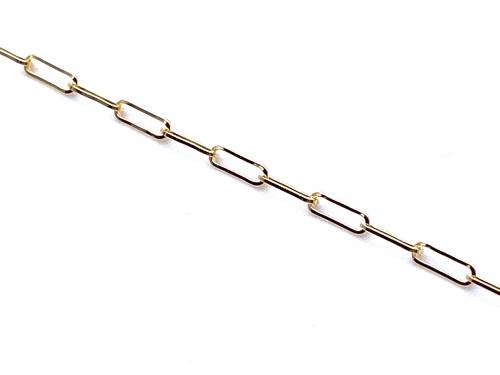 9ct Yellow Gold Heritage Anklet 10 Inch