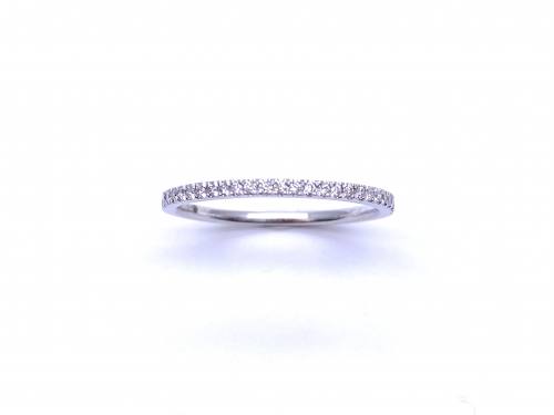 Platinum Diamond Eternity Ring 0.10ct