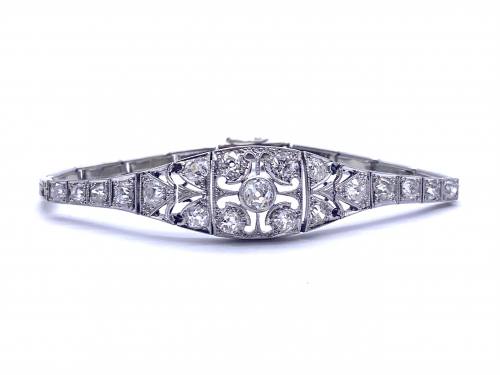 Art Deco Diamond Bracelet App 3.50ct