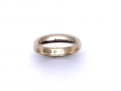 9ct Yellow Gold Wedding Ring 4mm