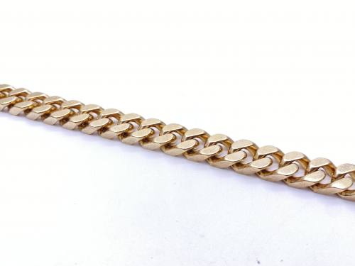 9ct Yellow Gold Curb Bracelet 9 Inches