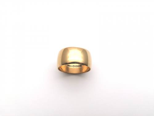 18ct Yellow Gold Wide Wedding Ring