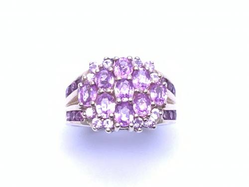 9ct Yellow Gold Pink Sapphire Ring