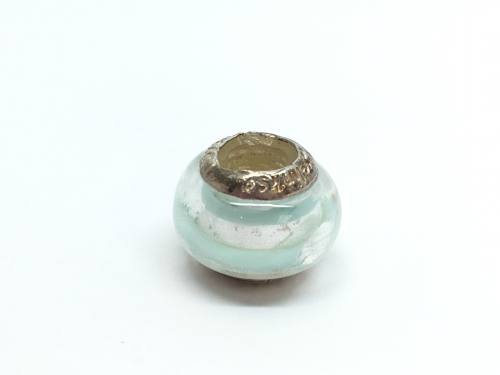 Lovelinks Silver And Blue Murano Glass Bead