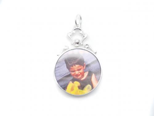 Silver Picture Frame Pendant