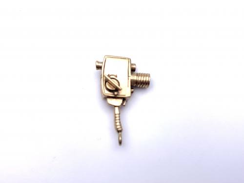 9ct Old Fashioned Camera Charm