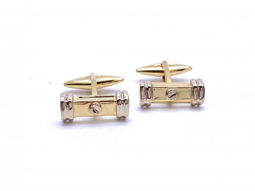 18ct Yellow Gold Cufflinks