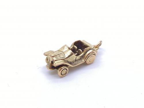 9ct Yellow Gold Car Charm