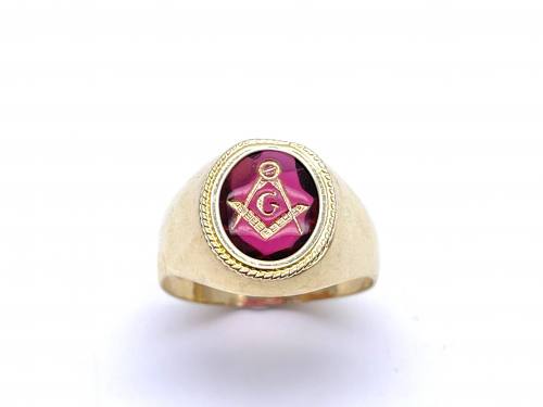 14ct Masonic Signet Ring