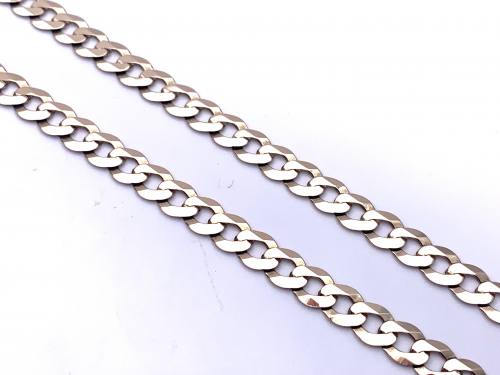 9ct Yellow Gold Curb Chain 19 inch