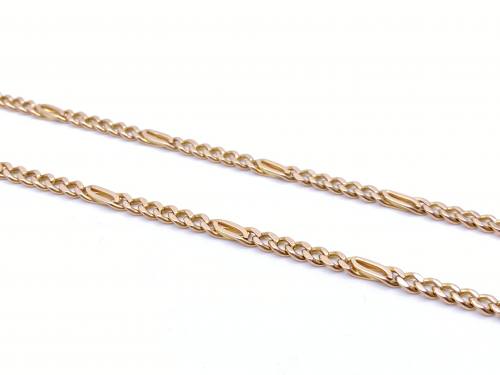 9ct Yellow Gold Fancy Curb Chain